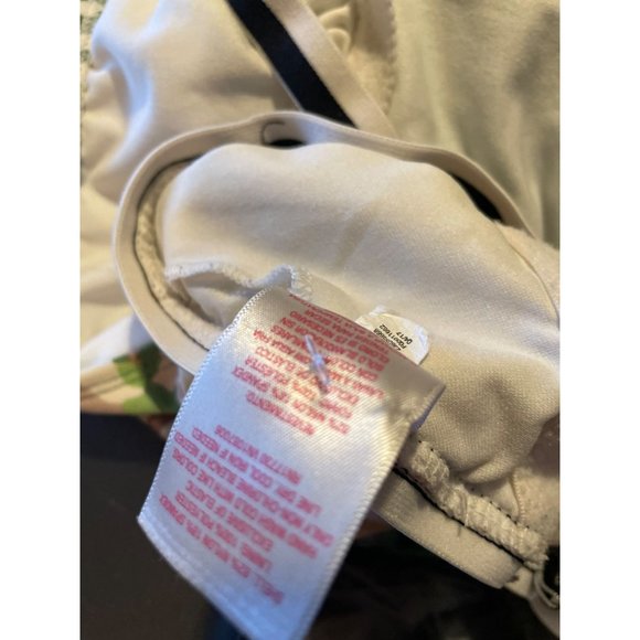 Womens Cut Out Wrap Around One-piece Swimsuit Yellow Black Leopard Size Medium - Picture 10 of 10